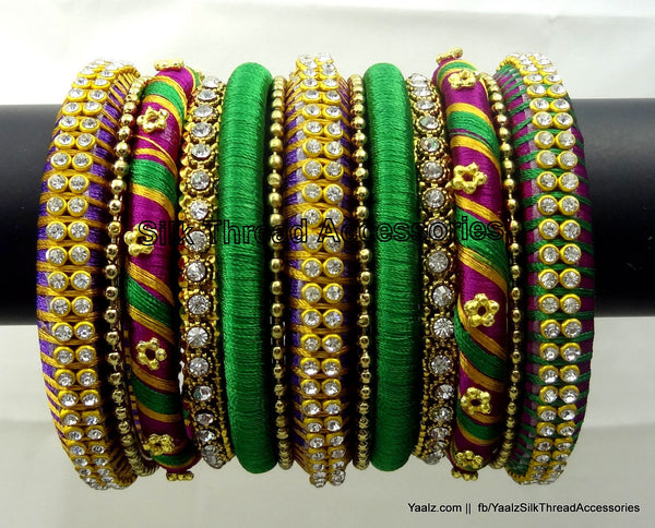 silk thread Grandeur Bangle Collections 