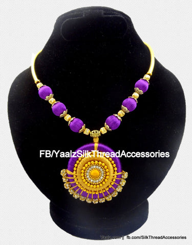 silk thread Necksets 