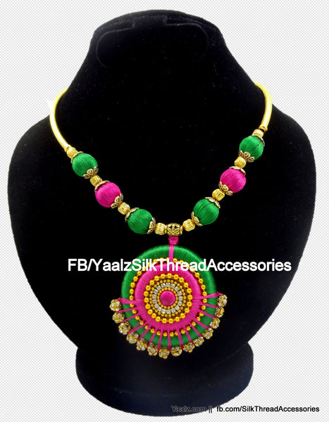 silk thread Necksets 