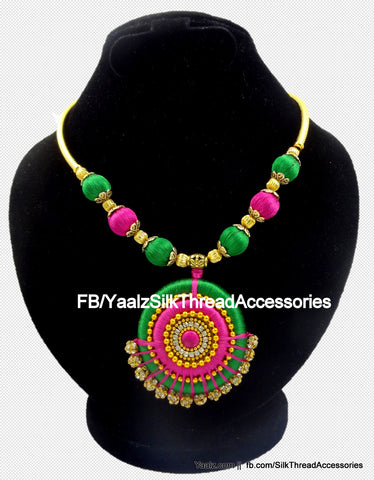 silk thread Necksets 