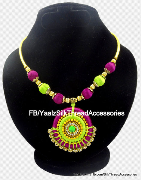 silk thread Necksets 