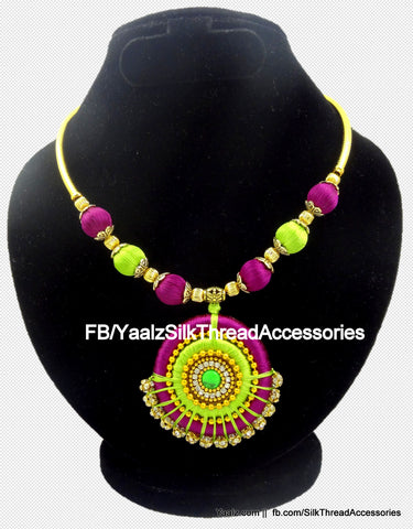 silk thread Necksets 