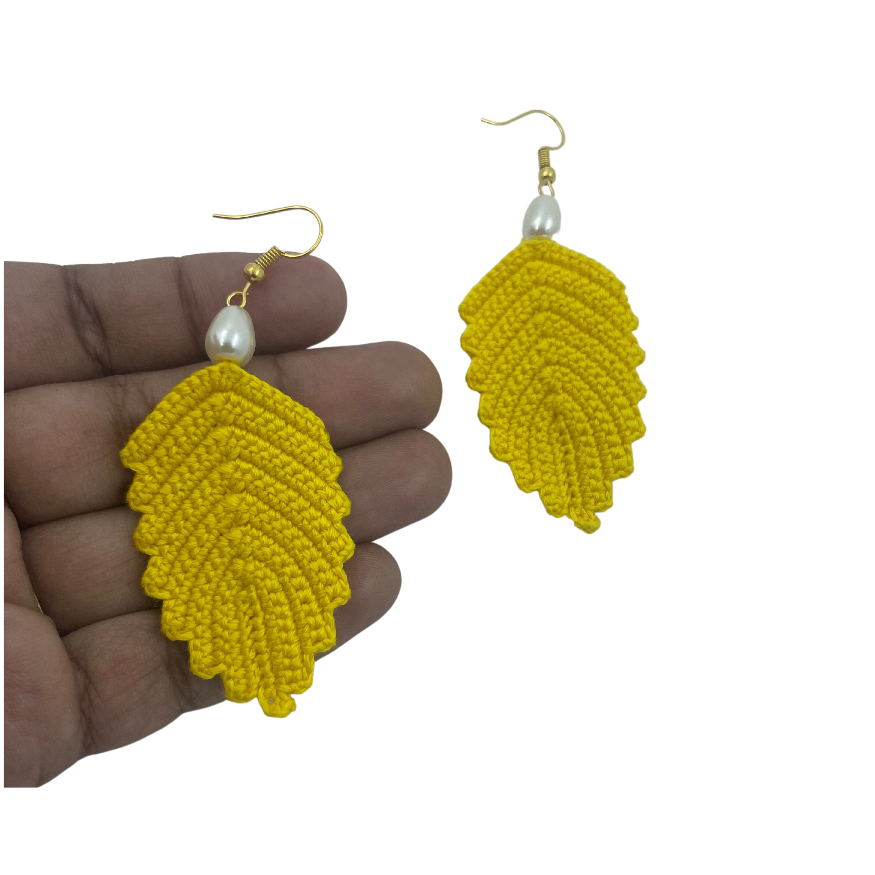 Yellow 2025 thread earrings