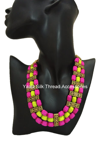 silk thread Necksets 