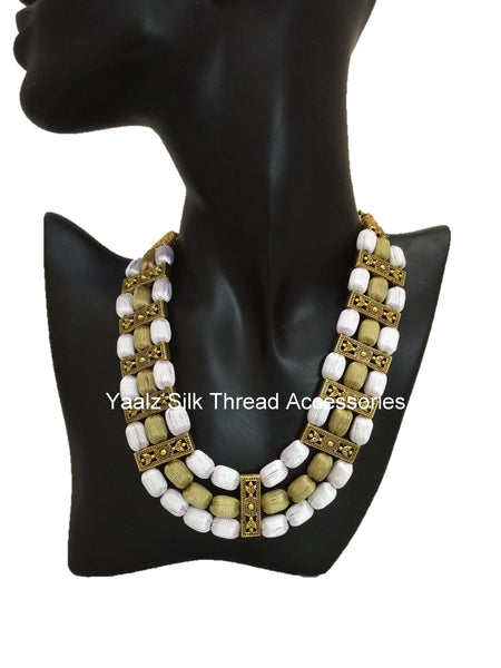 silk thread Necksets 