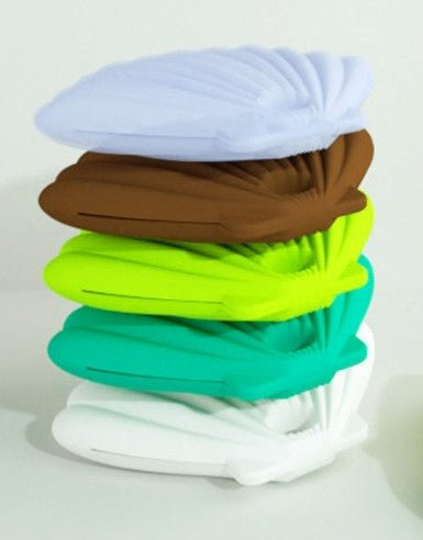 Yaalz Shell Shape Silicone Mask Storage / General Storage / Pouch / Holder In Multiple Colors