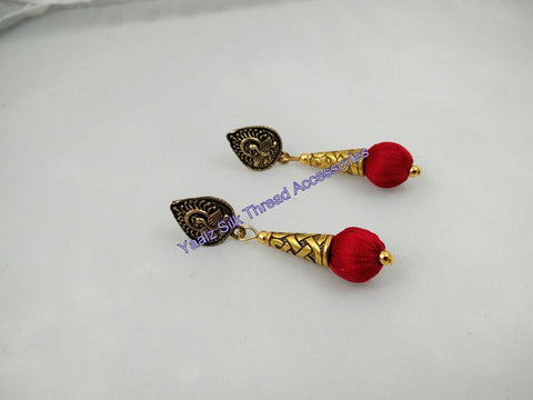 silk thread Grandeur Jumka Collections 