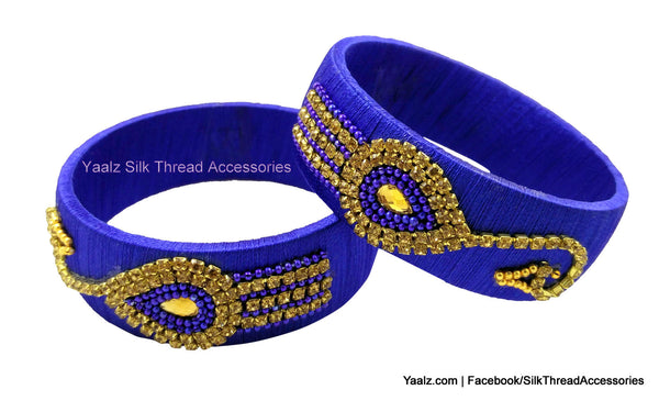 silk thread Single Bangle Collections 