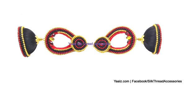 silk thread Grandeur Jumka Collections 