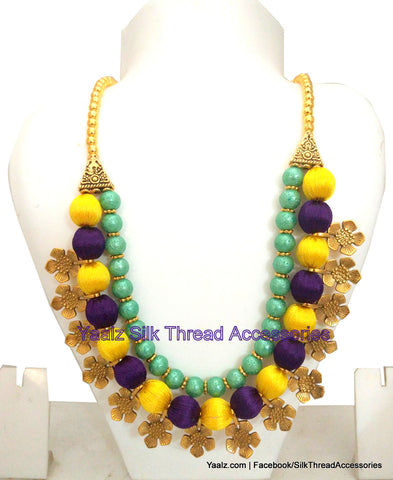 silk thread Necksets 