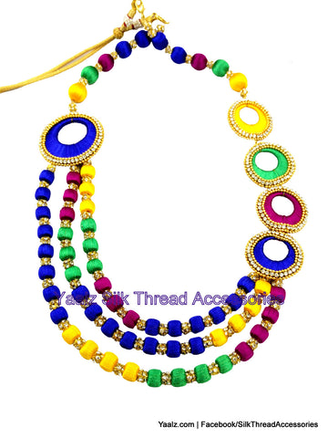 silk thread Necksets 