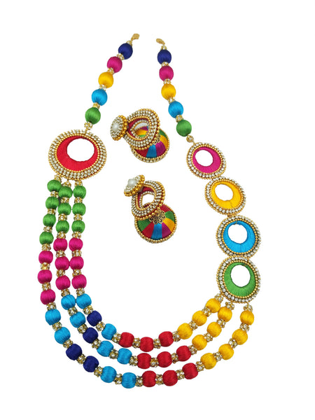 silk thread Necksets 