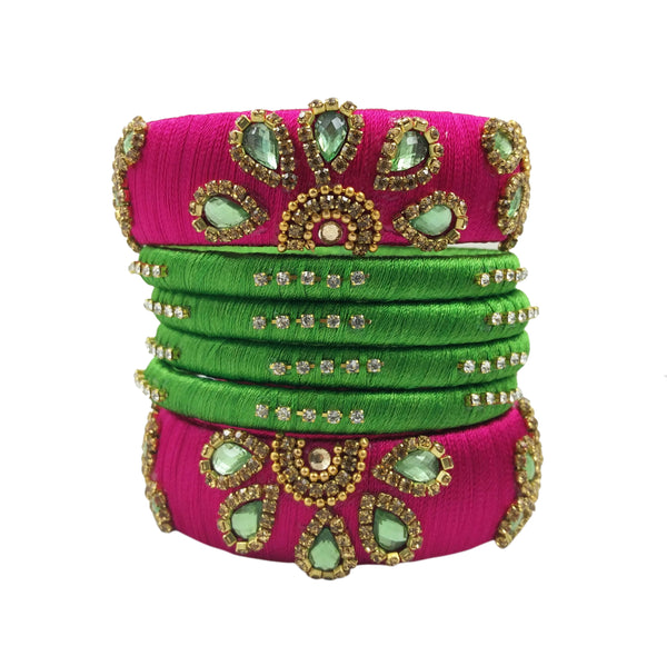 silk thread Grandeur Bangle Collections 