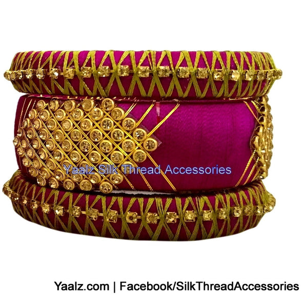 silk thread Grandeur Bangle Collections 