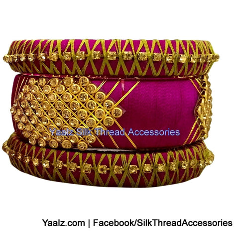 silk thread Grandeur Bangle Collections 