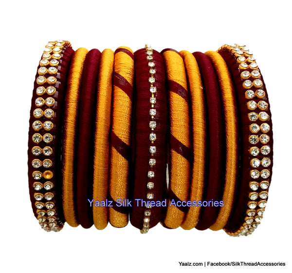 silk thread Assorted Bangle Collections 