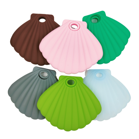 Yaalz Shell Shape Silicone Mask Storage / General Storage / Pouch / Holder In Multiple Colors