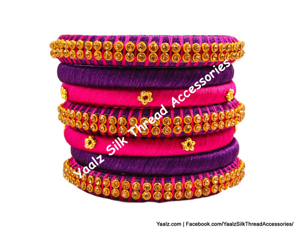 silk thread Grandeur Bangle Collections 