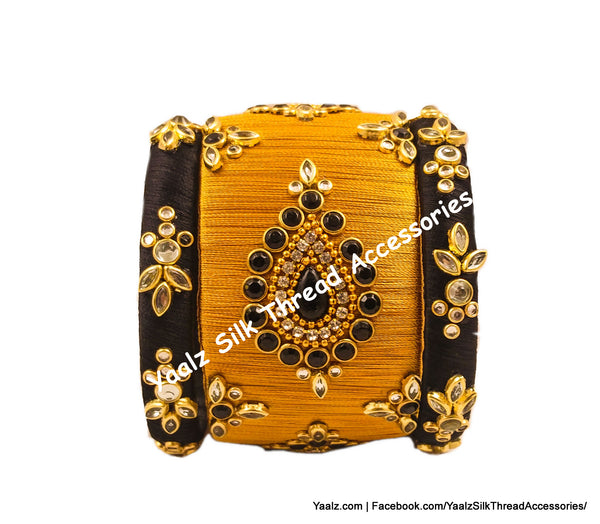 silk thread Single Bangle Collections 