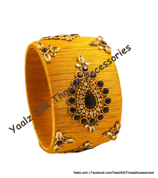 silk thread Single Bangle Collections 