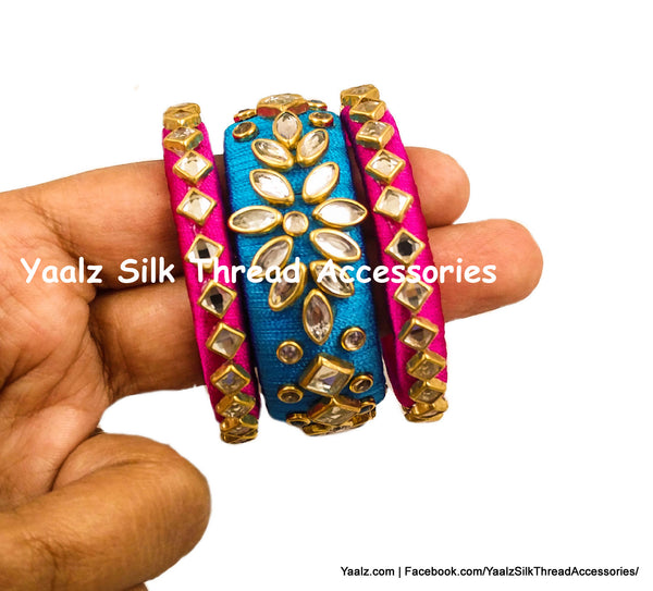 silk thread Grandeur Bangle Collections 