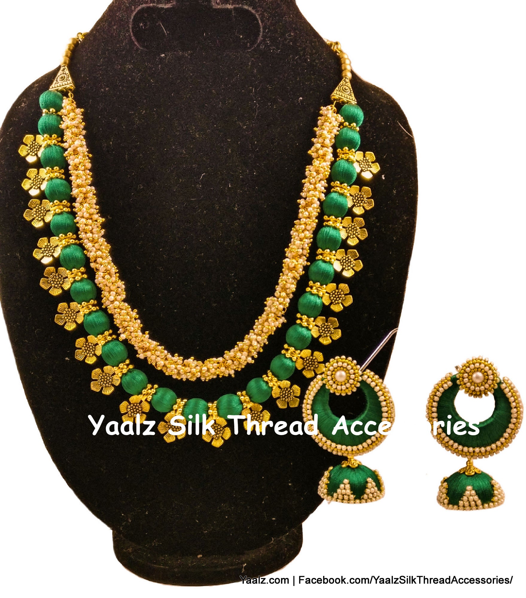Silk thread antique jewellery discount