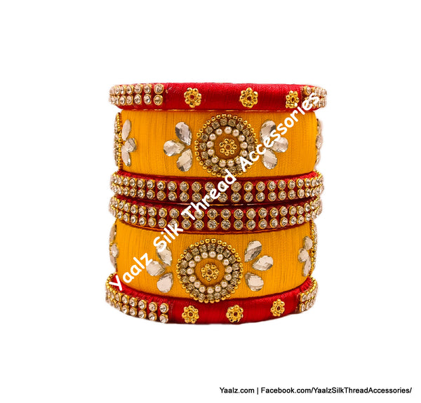 silk thread Grandeur Bangle Collections 