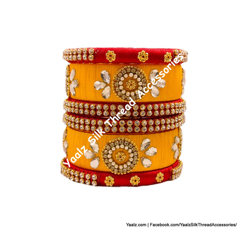 silk thread Grandeur Bangle Collections 