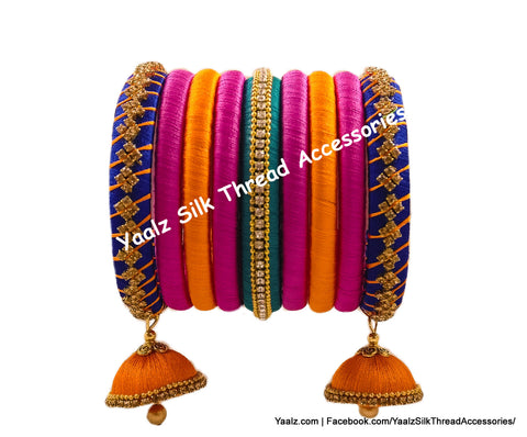 silk thread Grandeur Bangle Collections 