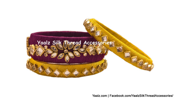 silk thread Grandeur Bangle Collections 