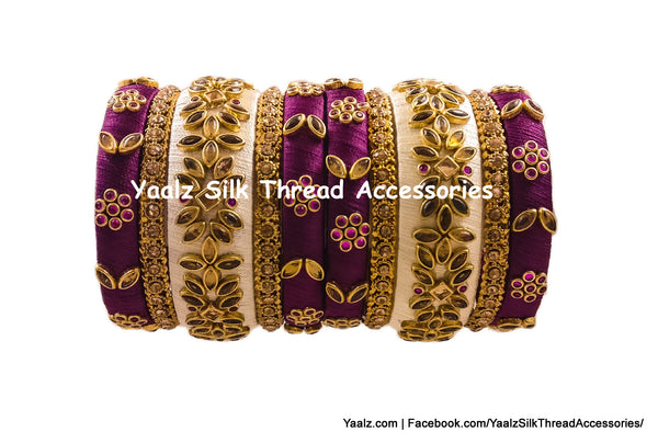 silk thread Grandeur Bangle Collections 