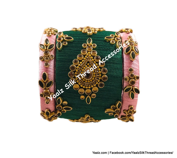 silk thread Single Bangle Collections 