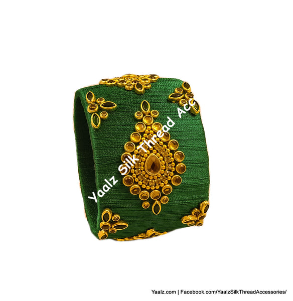 silk thread Single Bangle Collections 