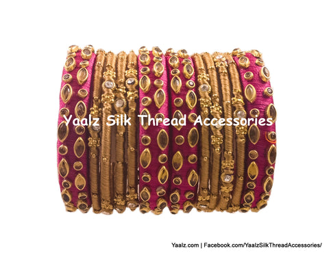 silk thread Grandeur Bangle Collections 