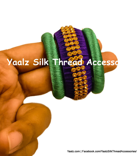silk thread Grandeur Bangle Collections 