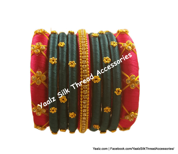 silk thread Grandeur Bangle Collections 