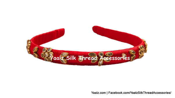 silk thread Hair Bands 