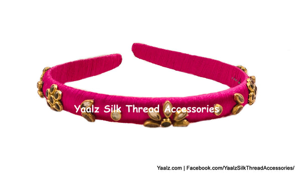 silk thread Hair Bands 