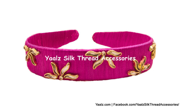 silk thread Hair Bands 