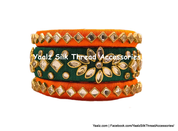 silk thread Grandeur Bangle Collections 