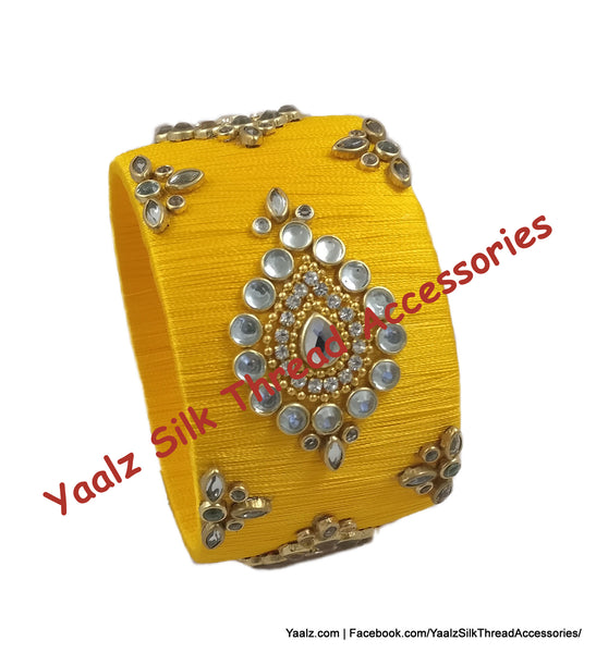 silk thread Single Bangle Collections 