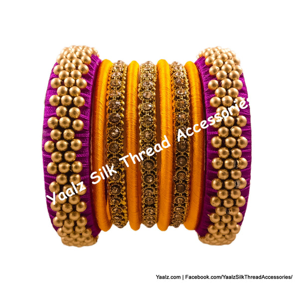 silk thread Grandeur Bangle Collections 