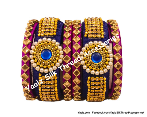 silk thread Grandeur Bangle Collections 