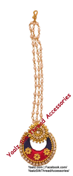 silk thread Maang Tikka 