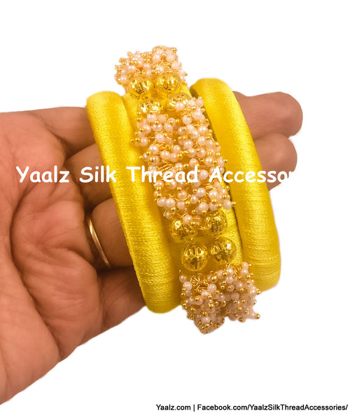 silk thread Single Bangle Collections 