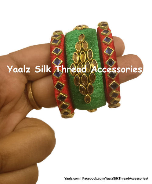 silk thread Grandeur Bangle Collections 