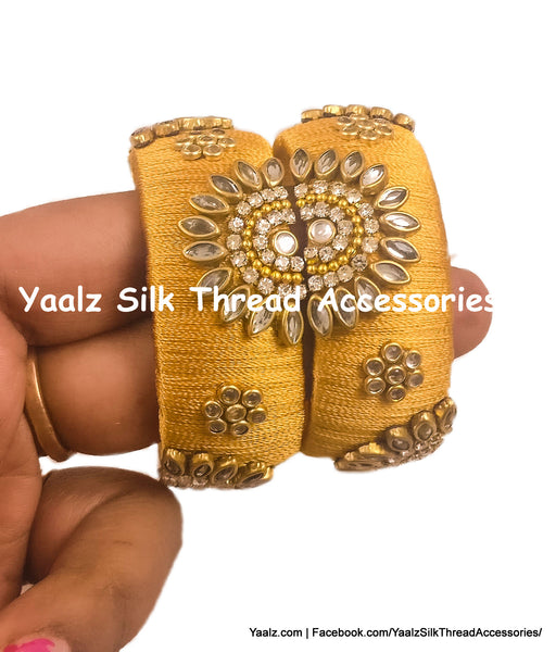 Silk thread bangles