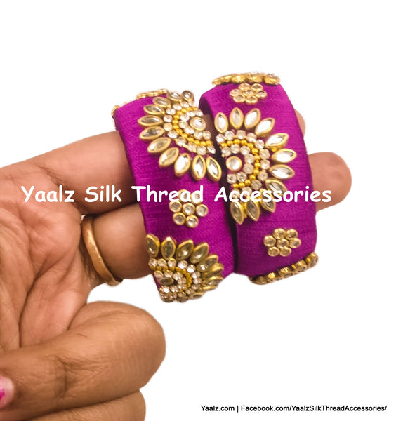 Silk thread bangles