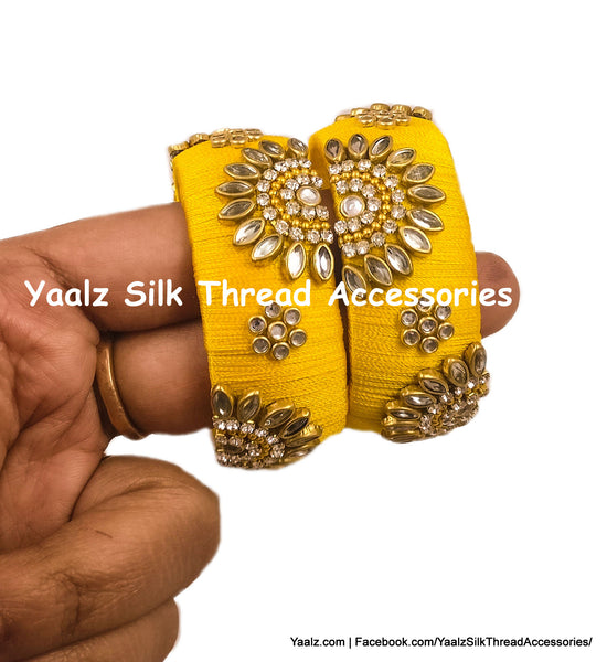 Silk thread bangles