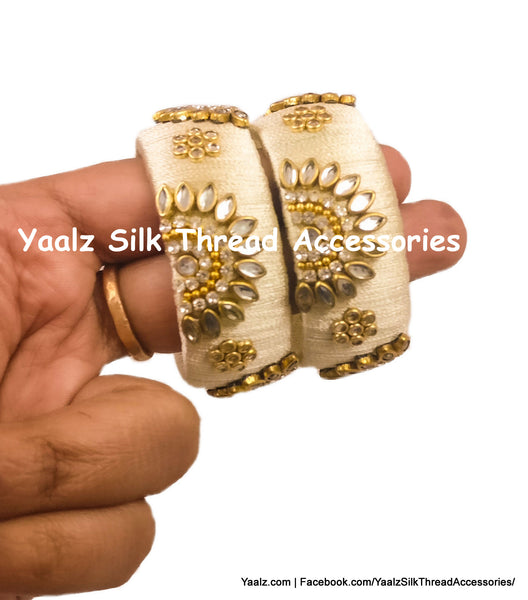 Silk thread bangles